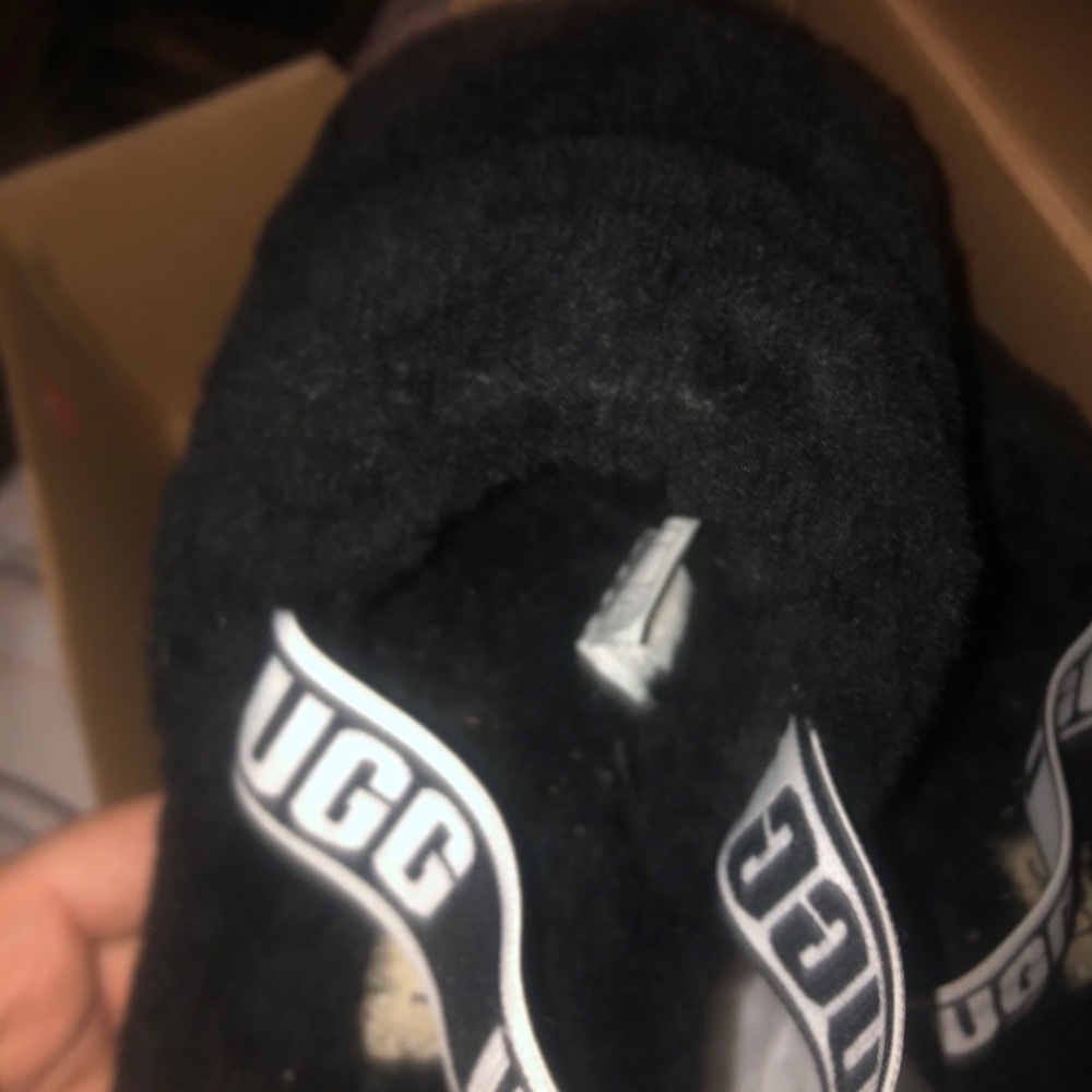 Ugg black slippers